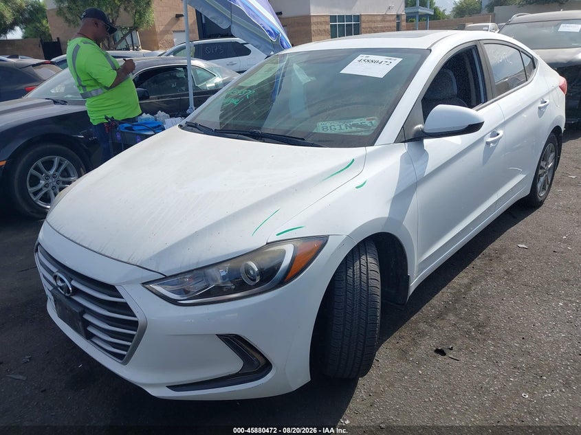 2018 Hyundai Elantra VIN 5NPD84LF7JH316226 IAAI salvage auction — REAR END, Salvage Title, sold $3,450 on 2026-08-26 (photo 2)