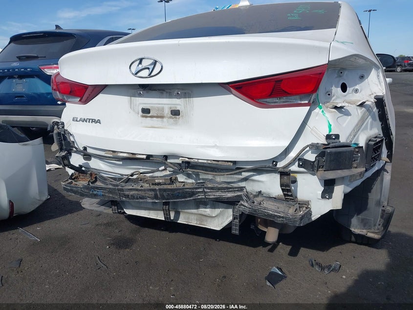 2018 Hyundai Elantra VIN 5NPD84LF7JH316226 IAAI salvage auction — REAR END, Salvage Title, sold $3,450 on 2026-08-26 (photo 6)