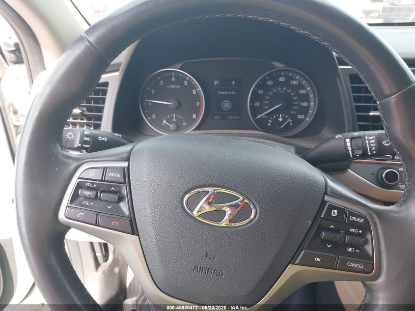 2018 Hyundai Elantra VIN 5NPD84LF7JH316226 IAAI salvage auction — REAR END, Salvage Title, sold $3,450 on 2026-08-26 (photo 7)