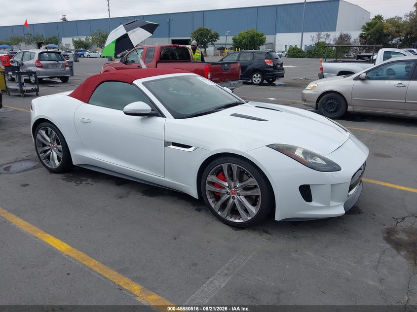 2014 Jaguar F-type VIN SAJWA6GL4EMK08586 — IAAI salvage auction photo