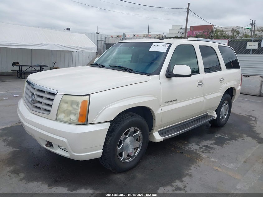 2002 Cadillac Escalade VIN 1GYEK63N12R319829 IAAI salvage auction — FRONT END, Salvage (California), sold $1,550 on 2026-08-22 (photo 2)