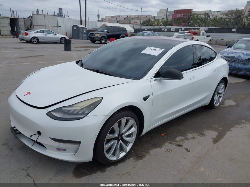 2018 Tesla Model 3 VIN 5YJ3E1EB0JF131432 IAAI salvage auction — NORMAL WEAR, Clear - Dealer Only (California), sold $3,450 on 2026-08-22 (photo 2)