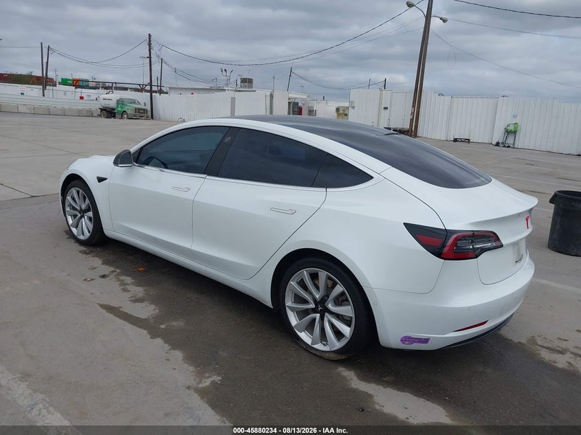 2018 Tesla Model 3 VIN 5YJ3E1EB0JF131432 IAAI salvage auction — NORMAL WEAR, Clear - Dealer Only (California), sold $3,450 on 2026-08-22 (photo 3)