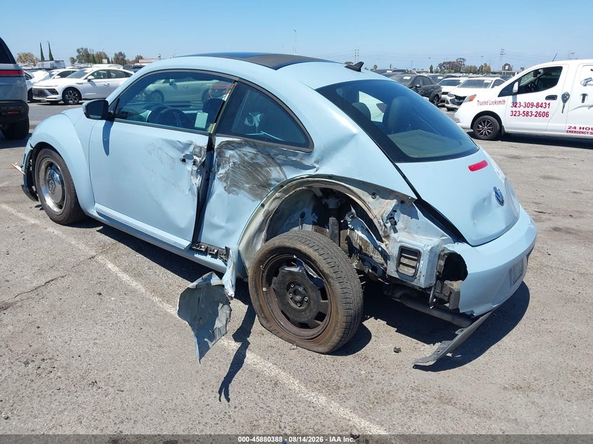 2013 Volkswagen Beetle VIN 3VWJP7AT3DM623260 IAAI salvage auction — LEFT SIDE, Salvage (California), sold $875 on 2026-08-26 (photo 3)