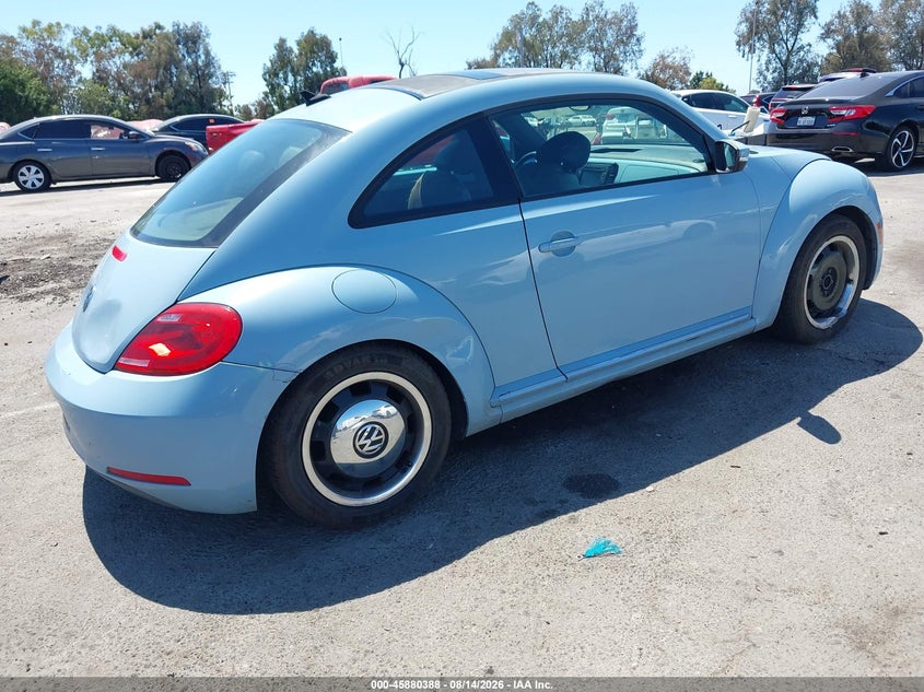 2013 Volkswagen Beetle VIN 3VWJP7AT3DM623260 IAAI salvage auction — LEFT SIDE, Salvage (California), sold $875 on 2026-08-26 (photo 4)