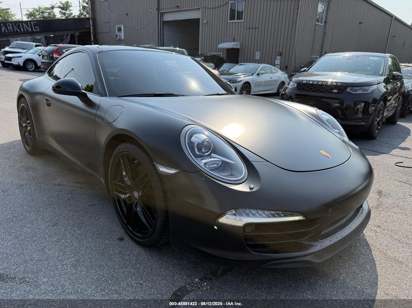 2012 Porsche 911 VIN WP0AB2A93CS120410 IAAI salvage auction — NORMAL WEAR, Clear (New York), sold $36,500 on 2026-08-17 (photo 1)