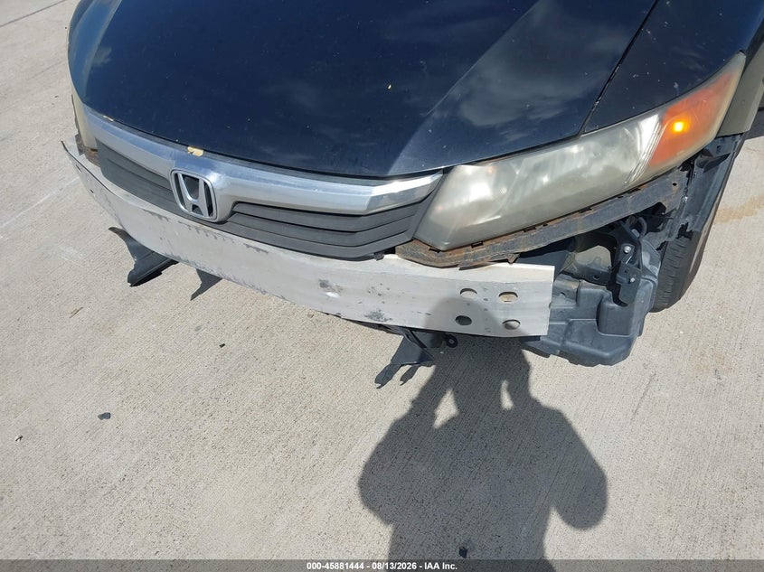 2012 Honda Civic VIN 2HGFB2F51CH588432 IAAI salvage auction — Front End, Clear, sold $2,150 on 2026-09-25 (photo 6)