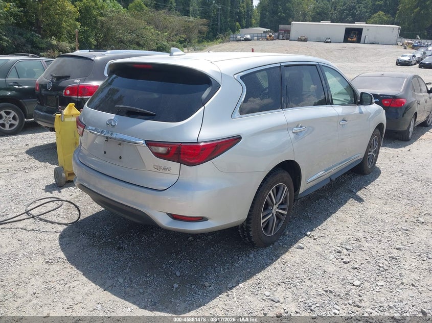 2018 Infiniti Qx60 VIN 5N1DL0MNXJC533595 IAAI salvage auction — NORMAL WEAR, Repossession Paperwork (Georgia), sold $1,950 on 2026-09-11 (photo 4)