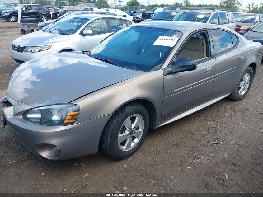2006 Pontiac Grand prix VIN 2G2WP552161254704 IAAI salvage auction — FRONT END, Salvage (Ohio), sold $600 on 2026-09-03 (photo 2)
