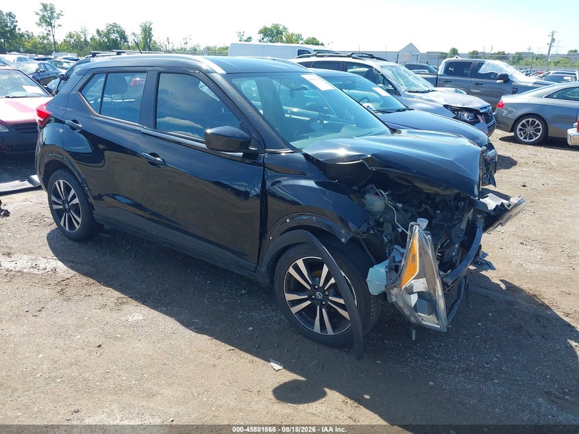 2019 Nissan Kicks VIN 3N1CP5CUXKL513415 IAAI salvage auction — FRONT END, Salvage (Ohio), sold $1,000 on 2026-09-03 (photo 1)