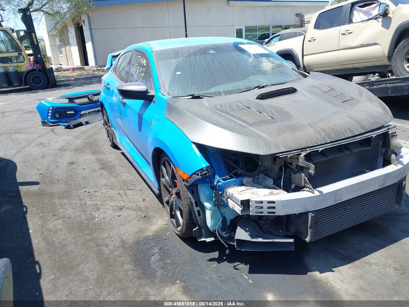 2021 Honda Civic type r VIN SHHFK8G73MU202696 — IAAI salvage auction photo