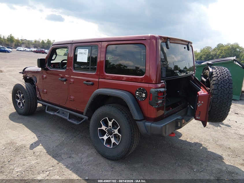 2022 Jeep Wrangler / VIN 1C4HJXFN0NW134894 IAAI salvage auction — RIGHT REAR, Wait Title, sold $13,250 on 2026-09-08 (photo 3)