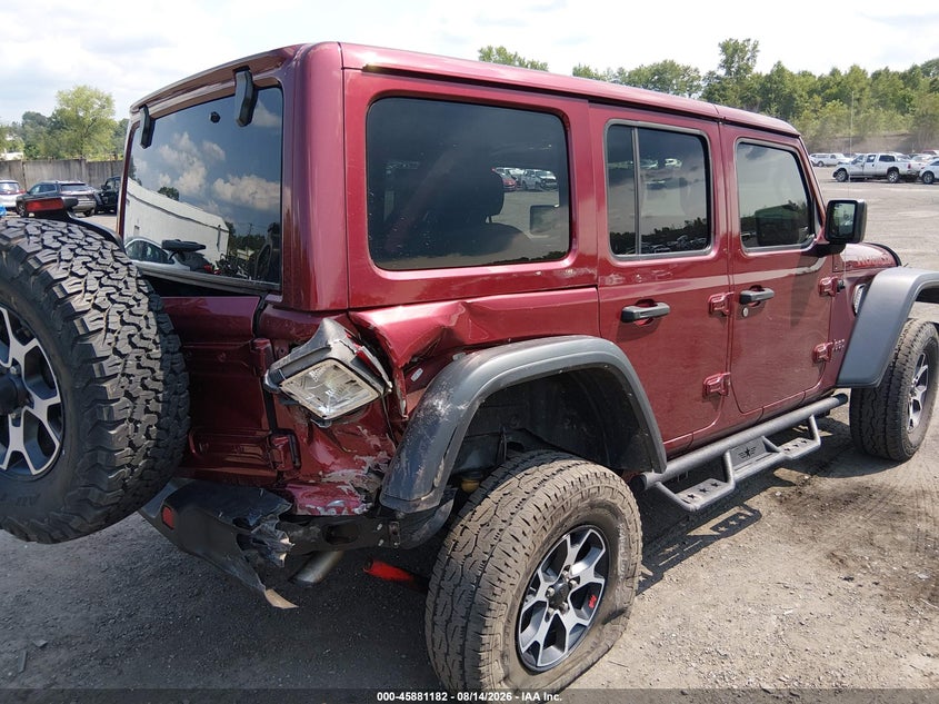 2022 Jeep Wrangler / VIN 1C4HJXFN0NW134894 IAAI salvage auction — RIGHT REAR, Wait Title, sold $13,250 on 2026-09-08 (photo 4)