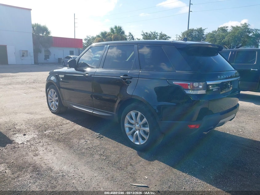2015 Land rover Range rover sport VIN SALWR2VF2FA519877 IAAI salvage auction — NORMAL WEAR, Clear (Florida), sold $4,250 on 2026-08-19 (photo 3)