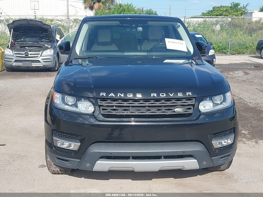 2015 Land rover Range rover sport VIN SALWR2VF2FA519877 IAAI salvage auction — NORMAL WEAR, Clear (Florida), sold $4,250 on 2026-08-19 (photo 6)