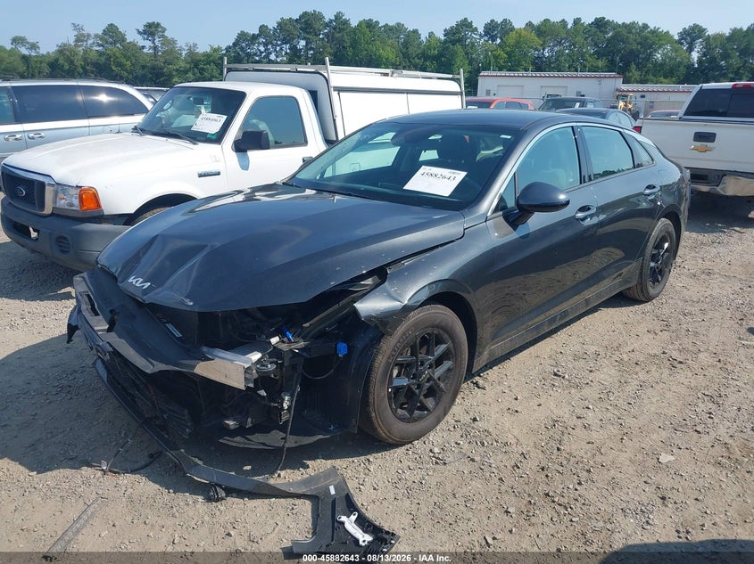 2026 Kia K5 VIN KNAG24J72T5456940 IAAI salvage auction — FRONT END, Enterprise Vehicles Clear Only (North Carolina), sold $12,750 on 2026-08-22 (photo 2)
