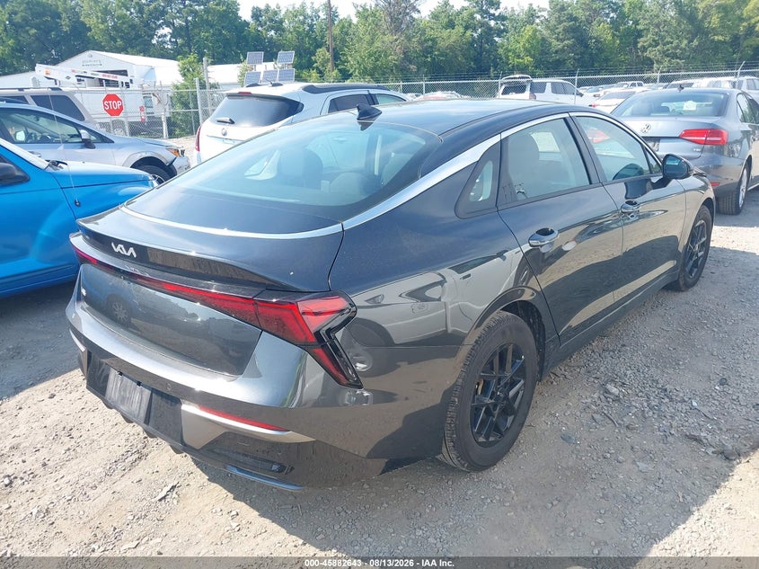 2026 Kia K5 VIN KNAG24J72T5456940 IAAI salvage auction — FRONT END, Enterprise Vehicles Clear Only (North Carolina), sold $12,750 on 2026-08-22 (photo 4)