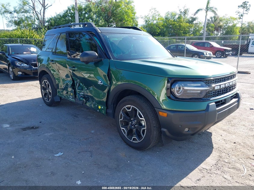 2025 Ford Bronco sport VIN 3FMCR9CN0SRE65021 — IAAI salvage auction photo