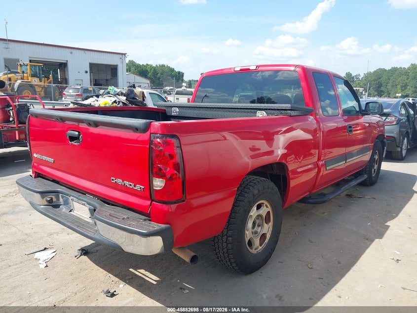 2004 Chevrolet Silverado 1500 VIN 2GCEC19V841346969 IAAI salvage auction — REAR END, Salvage (North Carolina), sold $1,200 on 2026-09-01 (photo 4)