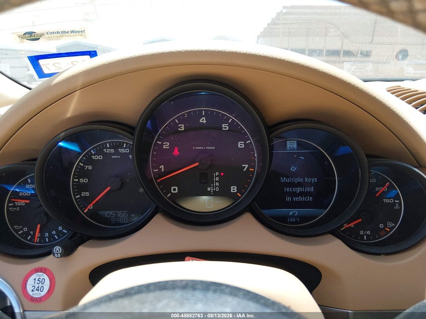 2016 Porsche Cayenne VIN WP1AA2A2XGLA02259 IAAI salvage auction — NORMAL WEAR, Original (Texas), sold $8,350 on 2026-08-29 (photo 7)