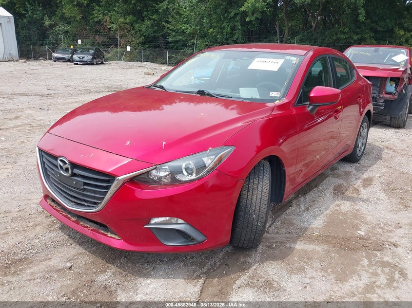 2014 Mazda 3 VIN 3MZBM1U72EM119907 IAAI salvage auction — NORMAL WEAR, Clear (Indiana), sold $3,075 on 2026-08-25 (photo 2)