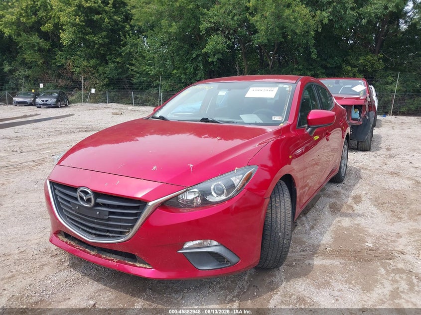 2014 Mazda 3 VIN 3MZBM1U72EM119907 IAAI salvage auction — NORMAL WEAR, Clear (Indiana), sold $3,075 on 2026-08-25 (photo 6)