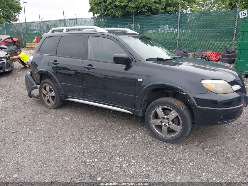 2006 Mitsubishi Outlander VIN JA4LZ41F56U001394 IAAI salvage auction — LEFT REAR, Salvage (Pennsylvania), sold $300 on 2026-08-30 (photo 1)