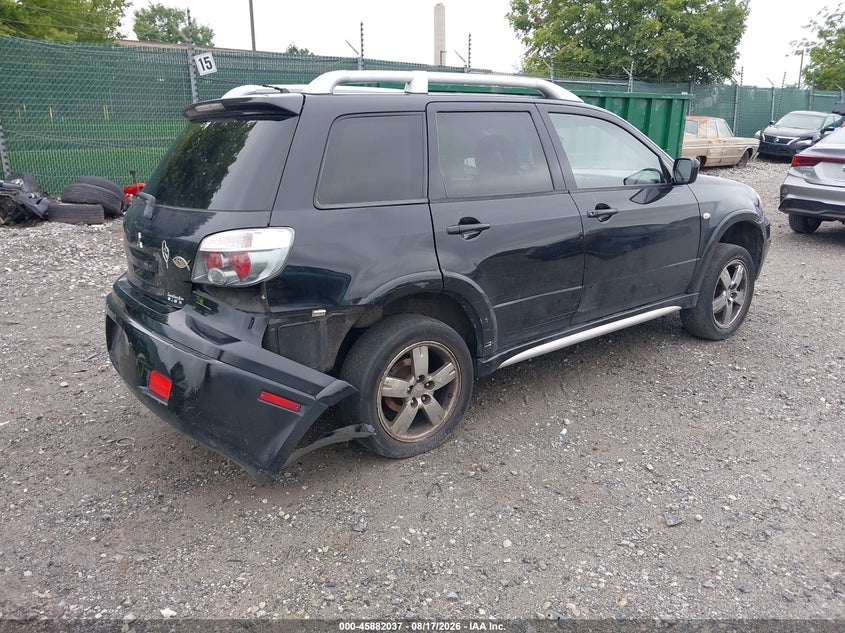 2006 Mitsubishi Outlander VIN JA4LZ41F56U001394 IAAI salvage auction — LEFT REAR, Salvage (Pennsylvania), sold $300 on 2026-08-30 (photo 4)