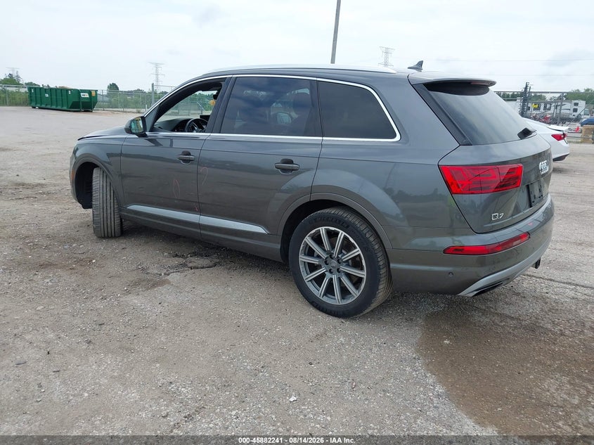 2019 Audi Q7 VIN WA1LAAF72KD032037 IAAI salvage auction — FRONT END, Clear (Wisconsin), sold $9,750 on 2026-09-02 (photo 3)