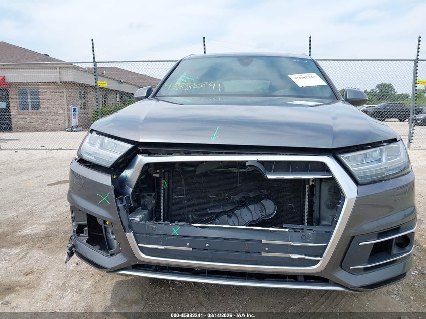 2019 Audi Q7 VIN WA1LAAF72KD032037 IAAI salvage auction — FRONT END, Clear (Wisconsin), sold $9,750 on 2026-09-02 (photo 6)