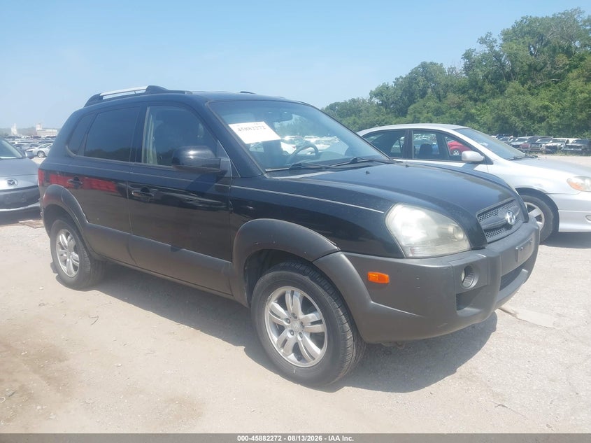 2007 Hyundai Tucson VIN KM8JN72D97U503734 IAAI salvage auction — NORMAL WEAR, Clear (Kansas), sold $825 on 2026-09-10 (photo 1)