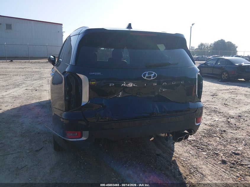 2022 Hyundai Palisade VIN KM8R44HE9NU424775 IAAI salvage auction — REAR END, Wait Title, sold $11,000 on 2026-09-11 (photo 6)