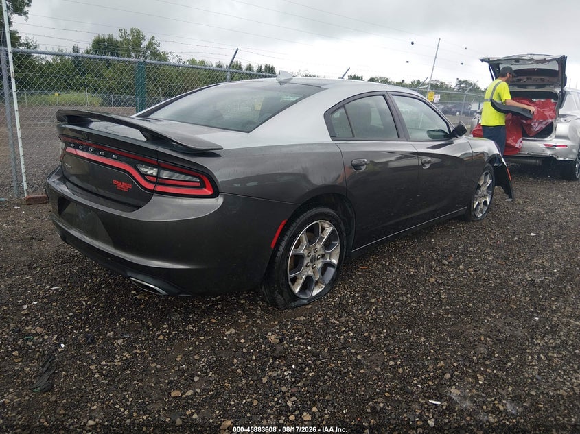 2015 Dodge Charger VIN 2C3CDXJG4FH863852 IAAI salvage auction — FRONT END, Wait Title, sold $2,250 on 2026-09-10 (photo 4)