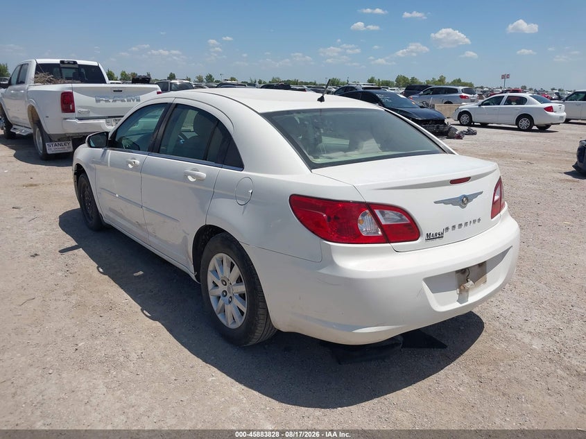 2007 Chrysler Sebring VIN 1C3LC46K97N558063 IAAI salvage auction — ROOF, Salvage (Texas), sold $250 on 2026-09-07 (photo 3)