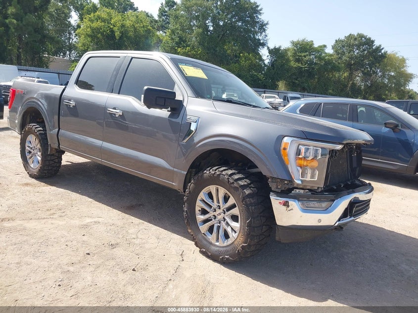 2022 Ford F-150 VIN 1FTFW1E52NFA27420 IAAI salvage auction — FRONT END, Wait Title, sold $10,500 on 2026-09-30 (photo 1)