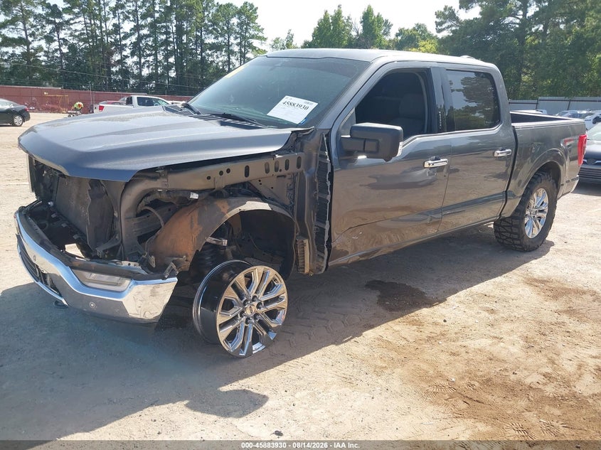2022 Ford F-150 VIN 1FTFW1E52NFA27420 IAAI salvage auction — FRONT END, Wait Title, sold $10,500 on 2026-09-30 (photo 2)