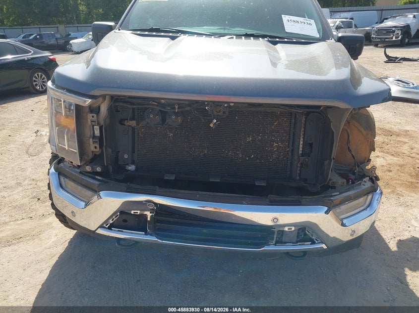 2022 Ford F-150 VIN 1FTFW1E52NFA27420 IAAI salvage auction — FRONT END, Wait Title, sold $10,500 on 2026-09-30 (photo 6)