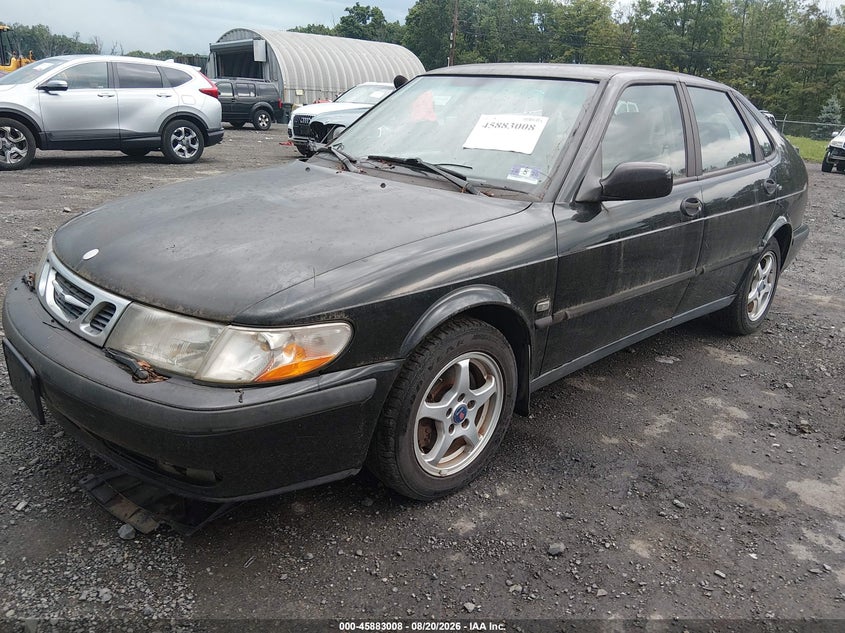 2001 Saab 9-3 VIN YS3DD55HX12055863 IAAI salvage auction — STORM DAMAGE, Salvage (New Jersey), sold $400 on 2026-09-24 (photo 2)