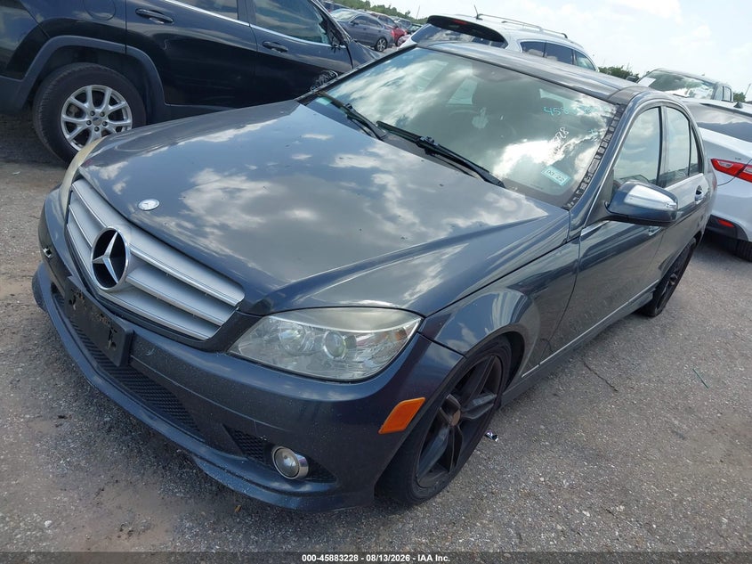 2009 Mercedes-benz C-klasse VIN WDDGF81X19F210565 IAAI salvage auction — NORMAL WEAR, Original (Texas), sold $950 on 2026-08-19 (photo 2)