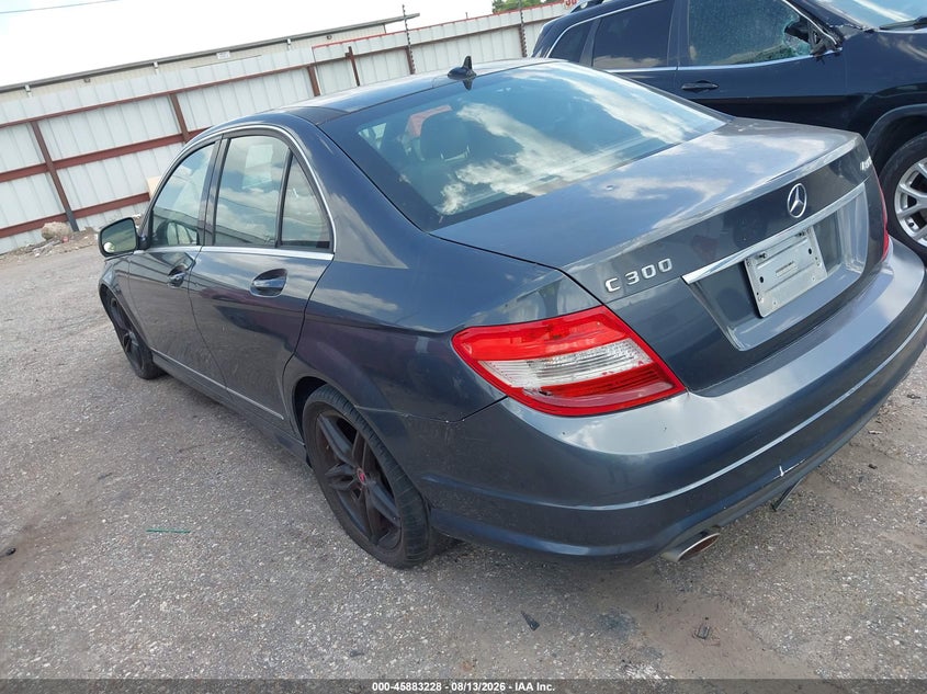 2009 Mercedes-benz C-klasse VIN WDDGF81X19F210565 IAAI salvage auction — NORMAL WEAR, Original (Texas), sold $950 on 2026-08-19 (photo 3)