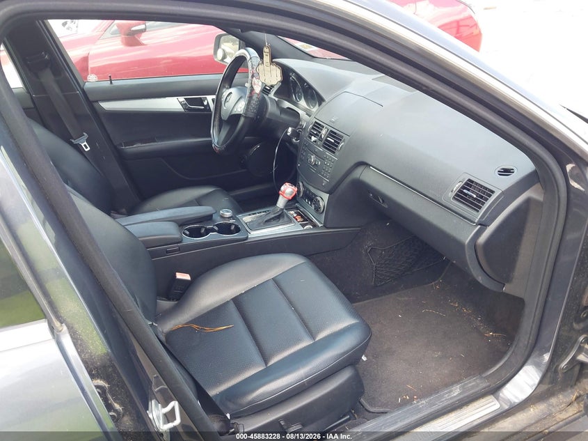 2009 Mercedes-benz C-klasse VIN WDDGF81X19F210565 IAAI salvage auction — NORMAL WEAR, Original (Texas), sold $950 on 2026-08-19 (photo 5)