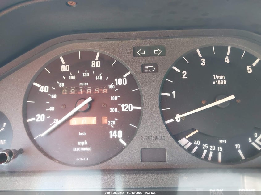 1989 BMW 3er VIN WBABB2306K8862022 IAAI salvage auction — NORMAL WEAR, Clear (Florida), sold $2,550 on 2026-08-20 (photo 7)