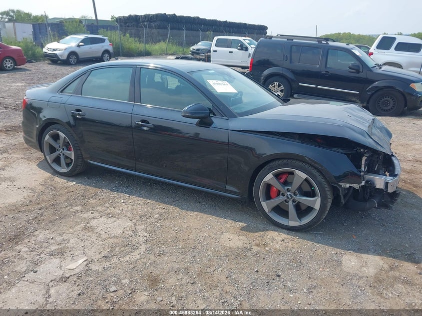 2019 Audi S4 VIN WAUB4AF47KA051678 IAAI salvage auction — FRONT END, Salvage (Pennsylvania), sold $9,000 on 2026-08-28 (photo 1)
