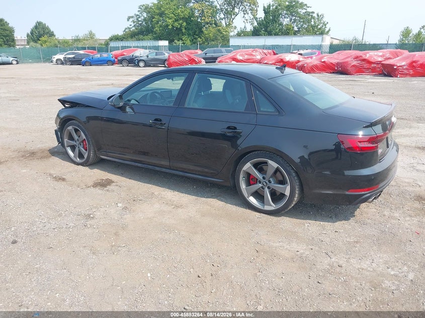 2019 Audi S4 VIN WAUB4AF47KA051678 IAAI salvage auction — FRONT END, Salvage (Pennsylvania), sold $9,000 on 2026-08-28 (photo 3)