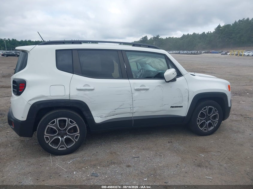 2015 Jeep Renegade VIN ZACCJABT2FPB37435 IAAI salvage auction — RIGHT SIDE, Clear (Massachusetts), sold $1,650 on 2026-08-21 (photo 6)