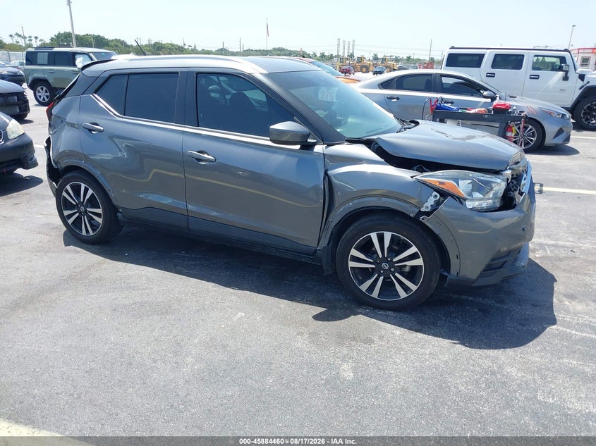 2020 Nissan Kicks VIN 3N1CP5CV6LL550990 IAAI salvage auction — FRONT END, Rebuildable (Florida), sold $2,000 on 2026-09-11 (photo 1)