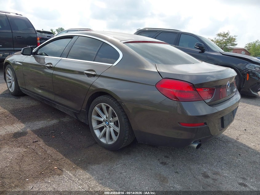 2013 BMW 6er VIN WBA6A0C52DDZ04071 IAAI salvage auction — FRONT END, Wait Title, sold $2,300 on 2026-08-20 (photo 3)