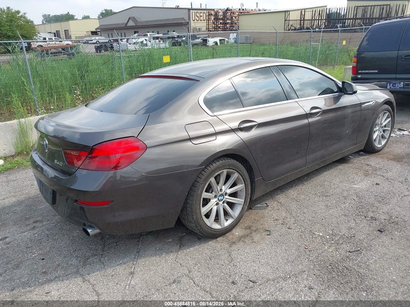 2013 BMW 6er VIN WBA6A0C52DDZ04071 IAAI salvage auction — FRONT END, Wait Title, sold $2,300 on 2026-08-20 (photo 4)