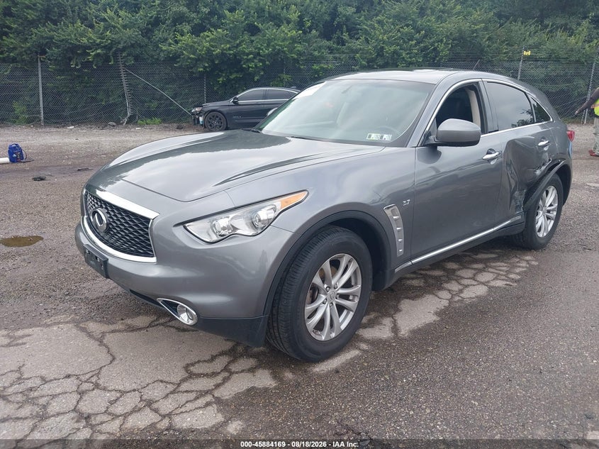 2017 Infiniti Qx70 VIN JN8CS1MW6HM415229 IAAI salvage auction — ALL OVER, Salvage (Pennsylvania), sold $3,300 on 2026-08-29 (photo 2)