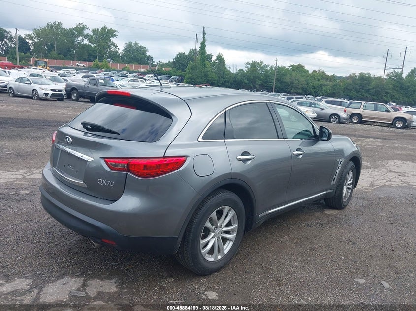 2017 Infiniti Qx70 VIN JN8CS1MW6HM415229 IAAI salvage auction — ALL OVER, Salvage (Pennsylvania), sold $3,300 on 2026-08-29 (photo 4)